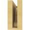 Ekena Millwork 3"W x 9"D x 6"H Classic Asheboro Rough Cedar Woodgrain TimberThane Corbel, Primed Tan CORUR03X09X06ASHRCPR - alternate 3